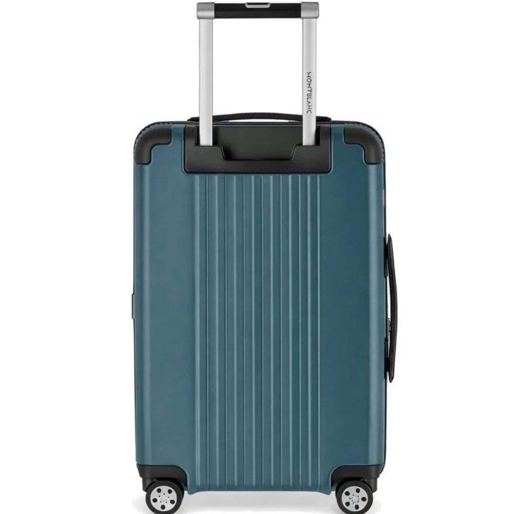 Montblanc Cabin Trolley Light Compact 21” Carry-On Avio Blue Polycarbonate New